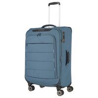 Travelite Skaii - 4 - Rollen - Trolley M 67 cm erw. (panoramablau) - Markenkoffer