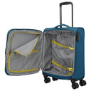 Travelite Umbria - 4-Rollen-Kabinentrolley S 55 cm erw. (petrol) - Ansicht 6