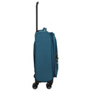 Travelite Umbria - 4-Rollen-Kabinentrolley S 55 cm erw. (petrol) - Ansicht 5