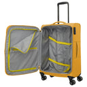 Travelite Umbria - 4 - Rollen - Trolley M 67 cm erw. (golden glow) - Markenkoffer