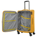 Travelite Umbria - 4 - Rollen - Trolley M 67 cm erw. (golden glow) - Markenkoffer
