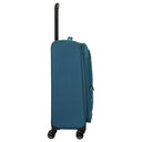 Travelite Umbria - 4 - Rollen - Trolley M 67 cm erw. (petrol) - Markenkoffer