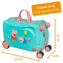Undercover Peppa Pig Ride - On - 4 - Rollen - Kindertrolley 47.5 cm (Peppa Pig) - Markenkoffer