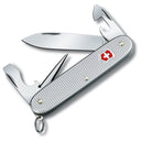 Victorinox Schweizer Taschenmesser "Pioneer Alox" 9.3 cm (silber) - Markenkoffer