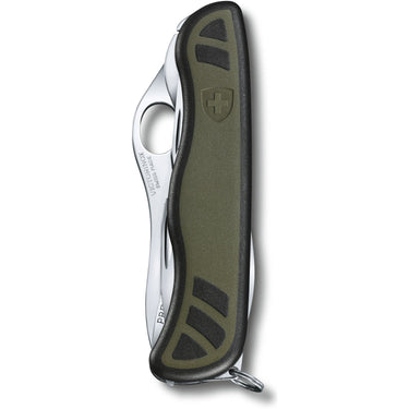 Victorinox Schweizer Taschenmesser "Soldatenmesser 08" 11.1 cm (green black) - Markenkoffer