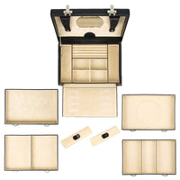 Windrose Beluga - Schmuckkoffer 26.5 cm (schwarz) - Markenkoffer