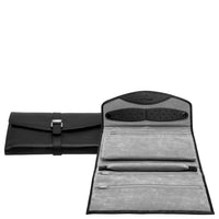 Windrose Nappa - Schmucktasche XL 23 cm (schwarz) - Ansicht 2