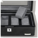 Windrose Tempora - Uhrenkoffer (für 4 Uhren) 26.5 cm (schwarz) - Markenkoffer