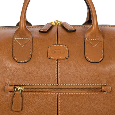 Brics Life Pelle Weekender - Reisetasche 43 cm Leder (cognac) - Markenkoffer
