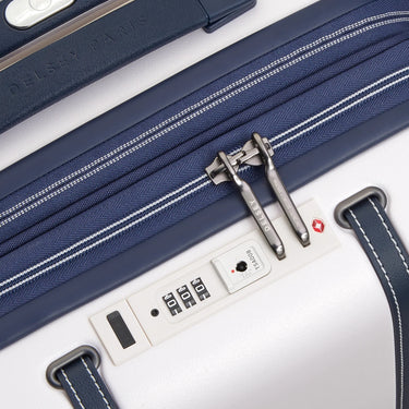 Delsey Paris Cadence - 4-Rollen-Kabinentrolley 55 cm erw. (elfenbein/blau) - Ansicht 6