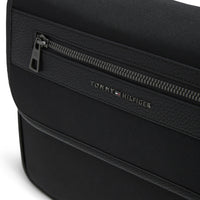 Tommy Hilfiger Repreve Flap Messenger - Sac bandoulière 28 cm (black)