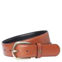 Aigner Basic Belt - Gürtel 35 mm S - Schließe (cognac, 100) - Markenkoffer