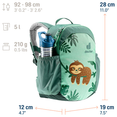 Deuter Family Pico 5 - Kinderrucksack 28 cm (spearmint-seagreen) - Ansicht 9