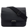 Lacoste Men's Classic Messenger - Crossbody Bag 25 cm (Color: black)