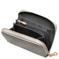 Seidenfelt Yiva - Portefeuille 2 cartes 10,5 cm (gris clair)