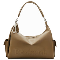 Desigual Half Logo 24 Kaki Brasilia - Sac à bandoulière 40.5 cm (vert)