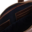 Buckle & Seam Everett - Aktentasche 16" 38 cm (brown/blu) - Ansicht 5