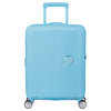 American Tourister Soundbox - 4-Wheel Cabin Trolley 55 cm erw. (blau)