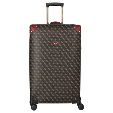 Guess Latona 28 IN - Trolley à 4 roulettes L (Couleur : brown logo)