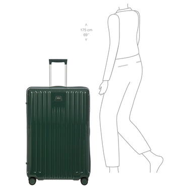 Brics Positano - 4 - Rollen - Trolley XL 82 cm erw. (emerald green) - Markenkoffer