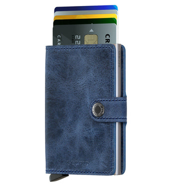 Secrid Vintage Miniwallet - Portefeuille RFID 6.5 cm (bleu)