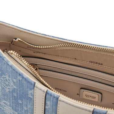 Guess Noelle II Top Zip - Schultertasche 29.5 cm (denim logo) - Ansicht 7