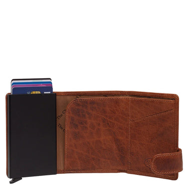 The Chesterfield Brand Portland - Étui à cartes de crédit 6cc 10 cm RFID (cognac)