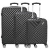 Paradise by CHECK.IN Kingston - 4-Rollen-Trolley Set 3tlg. (schwarz)