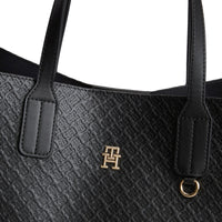 Tommy Hilfiger Icon Satchel Mono - Sac à main 38 cm (black)