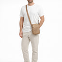 Lacoste The Blend - vertical Umhängetasche 21.5 cm (mono viennois otter) - Ansicht 7