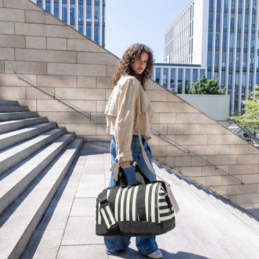 reisenthel travelling allrounder L - Reisetasche 48 cm (summerstripes black) - Ansicht 5