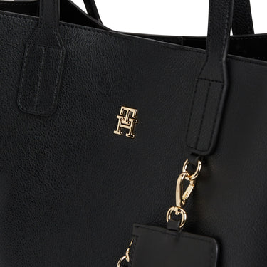 Tommy Hilfiger Icon Satchel - Henkeltasche 38 cm (black) - Ansicht 4
