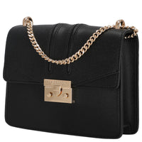 Seidenfelt Roros - Schultertasche 21 cm (black/gold)