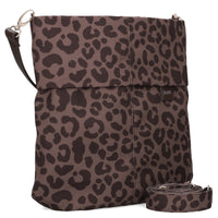 zwei Mademoiselle M12 - Schultertasche 32 cm (leo-brown)