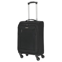 D&N Travel Line 6804 - Valise cabine S 55 cm à 4 roulettes (noir)