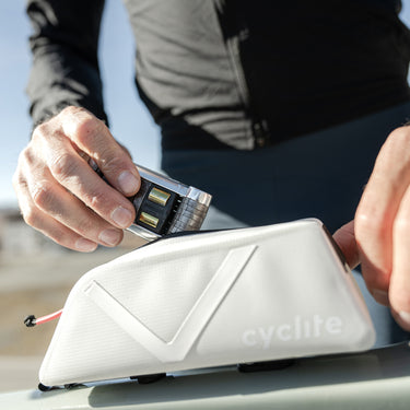 Cyclite Top Tube Bag Nano / 01 - Rahmentasche (Bikepacking) 19.5 cm (light grey) - Ansicht 6