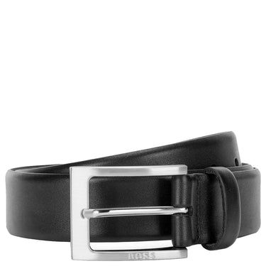 BOSS Barnabie - Ledergürtel mit Dornschließe 3.5 cm (black, 95) - Markenkoffer