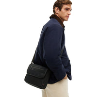 Tommy Hilfiger Repreve Flap Messenger - Sac bandoulière 28 cm (black)