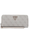 Guess Laurel II SLG Large Zip Around - Portefeuille 12 cartes 20,5 cm (logo latte)