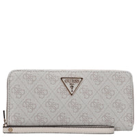 Guess Laurel II SLG Large Zip Around - Portefeuille 12 cartes 20,5 cm (logo latte)