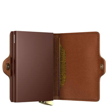Secrid Twinwallet Emboss Lines - Kreditkartenetui 12cc 10.2 cm RFID (cognac+) - Ansicht 5