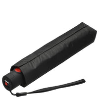 Knirps U.200 Ultra Light Duomatic - Parapluie de poche (couleur : bleu avec revêtement noir)