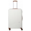 Travelite Bali - 4-Rollen Trolley Set 3tlg. (weiß/cognac) - Ansicht 4