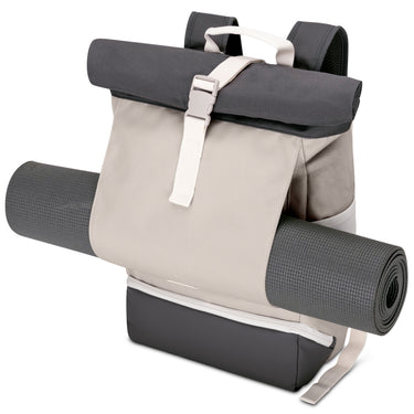 Johnny Urban Allen Medium - Rolltop Backpack 40 cm (sand grey) - Ansicht 4