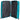 D&N Travel Line 4200 - 4 - Rollen Trolley - Set 3tlg (petrol) - Markenkoffer