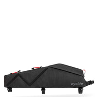 Cyclite Sacoche de Tube Supérieur Large / 02 - Sacoche de cadre (Bikepacking) 42 cm (noir)