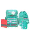 Lässig School Set Light Unique - Ensemble cartable scolaire 6 pièces 960 g (turquoise coquillage)