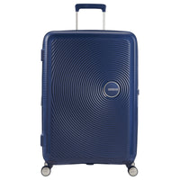 American Tourister Soundbox - 4 - Rollen - Trolley 67 cm erw. (blau) - Markenkoffer