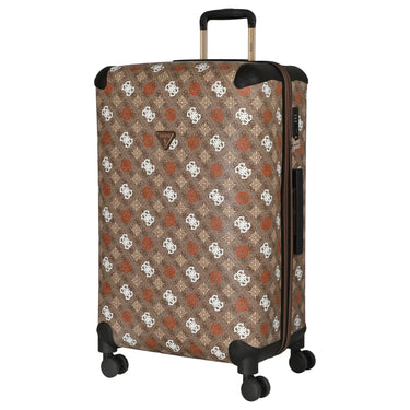 Guess Eliette Logo 28 IN - Valise trolley moyenne (Couleur: latte logo/ginger)