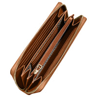 Aigner Deborah - Portefeuille 12 cartes 19 cm (marron cognac)